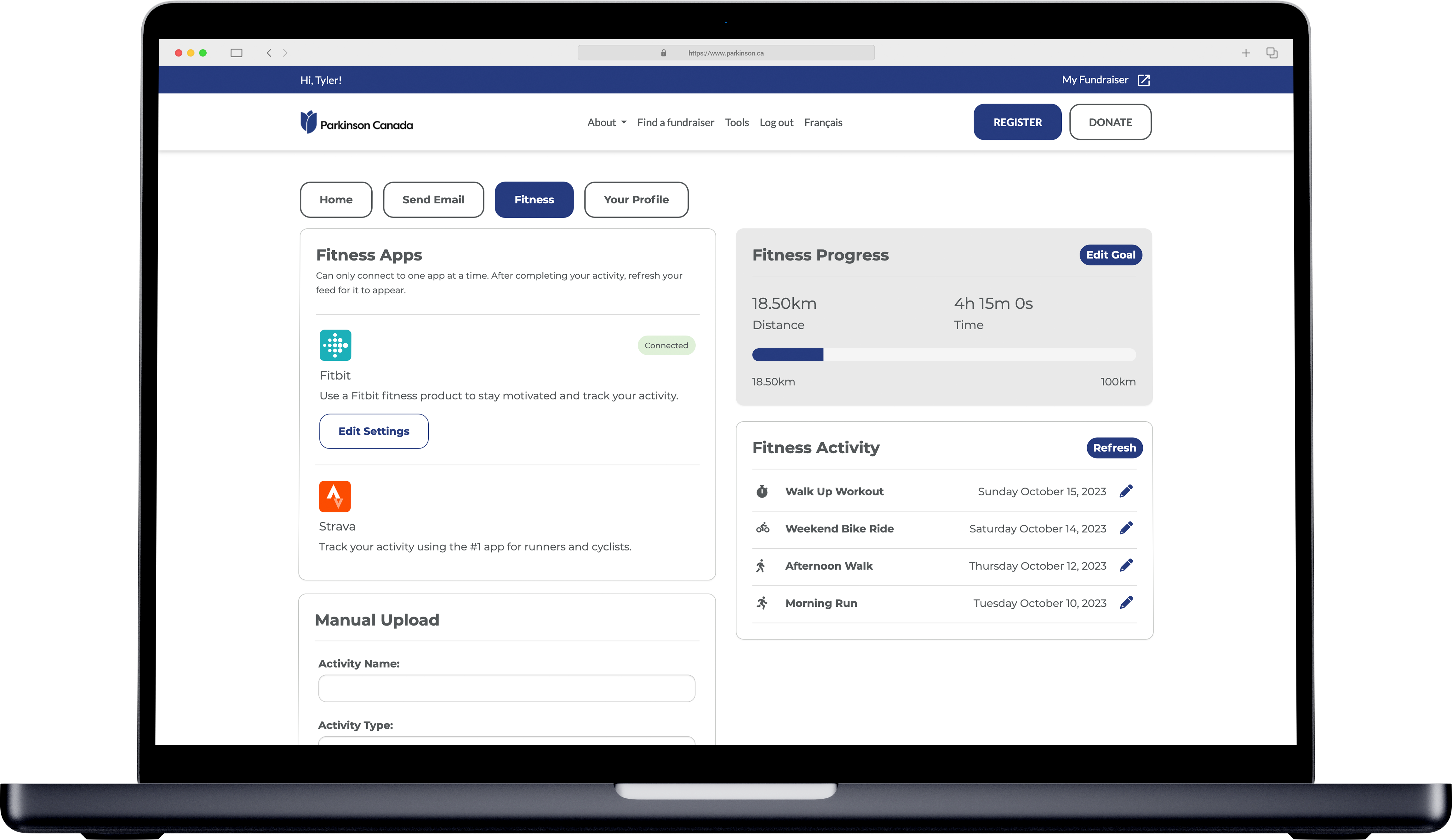 Parkinson Canada Macbook Mockup